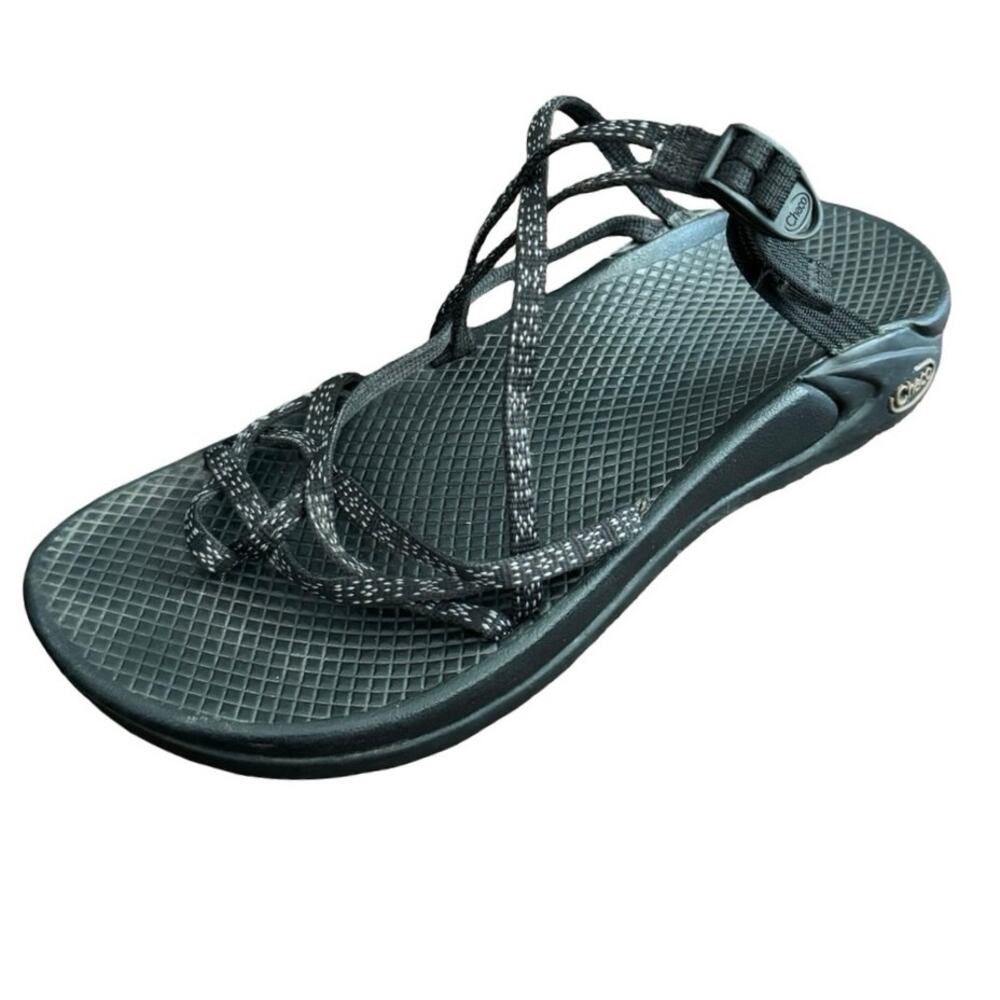 Chaco Black Strappy Sport Sandal